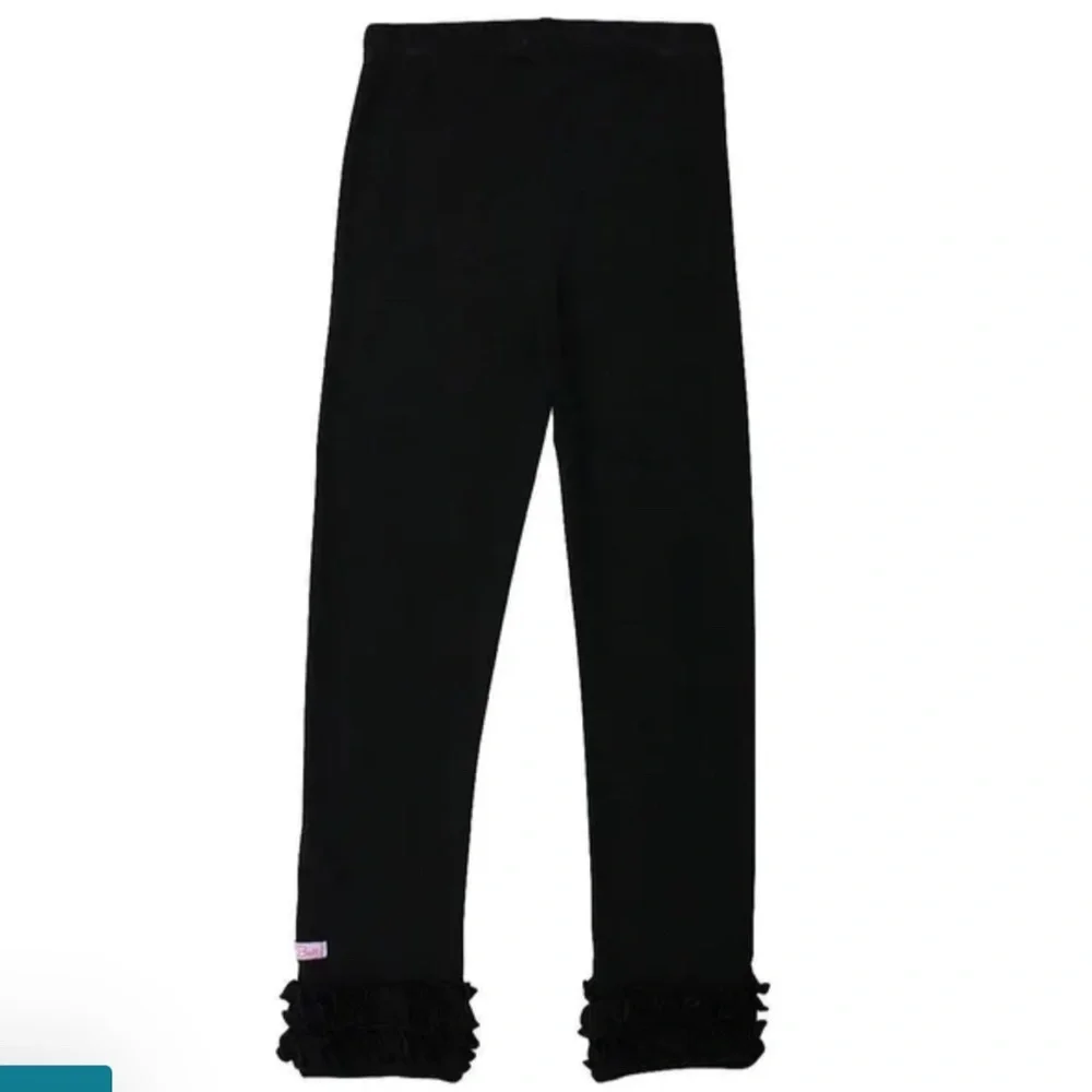 Ruffle Butts Baby Girl Solid Ruffle Leggings 12-18 months NWT - Picture 1 of 4